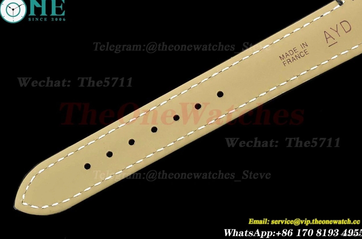 LE Dia Quartz Silver SS 8848F Dial Française Black Tank 21.2mm 0416